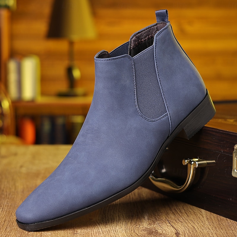 Men's Chelsea Boots- Business Casual Ankle Boots for Classic Office and Everyday Wear2