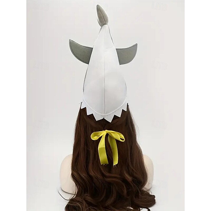 Women's Halloween Shark Hat – Funny Cartoon Fish Costume Headwear for Party, Cosplay and Festive Dress Up4