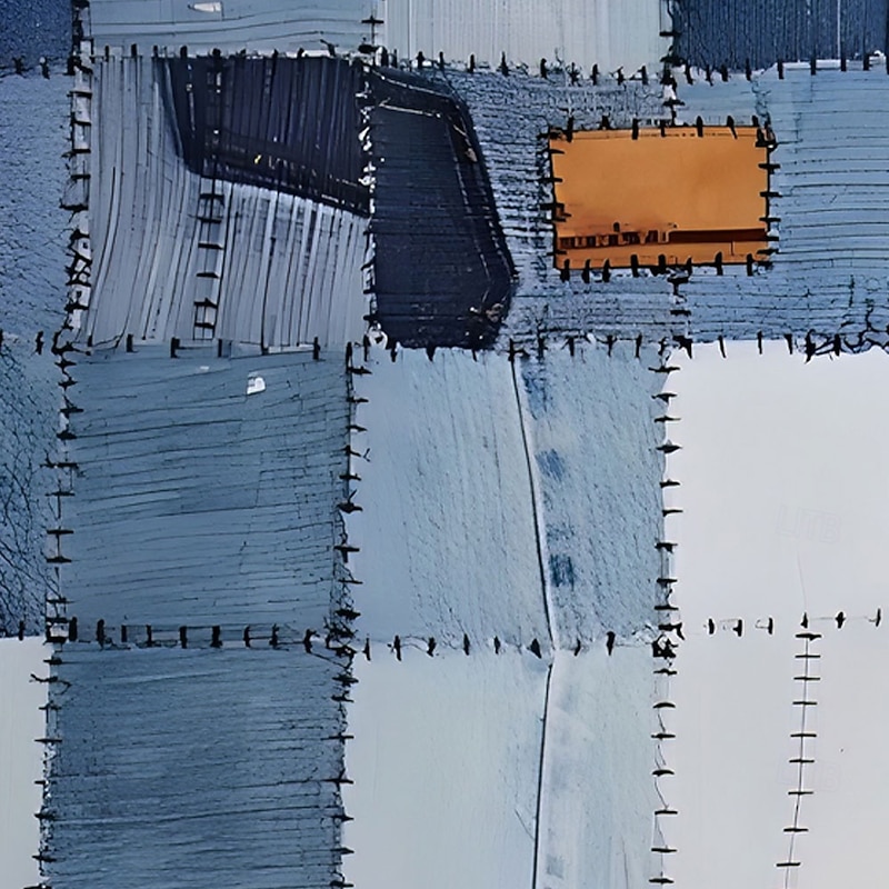 Men's Geometric Plaid 3D Sweatshirt Casual Long Sleeve High Neck Party Club Blue Brown Zipper Quarter Zip Fall Winter Designer2