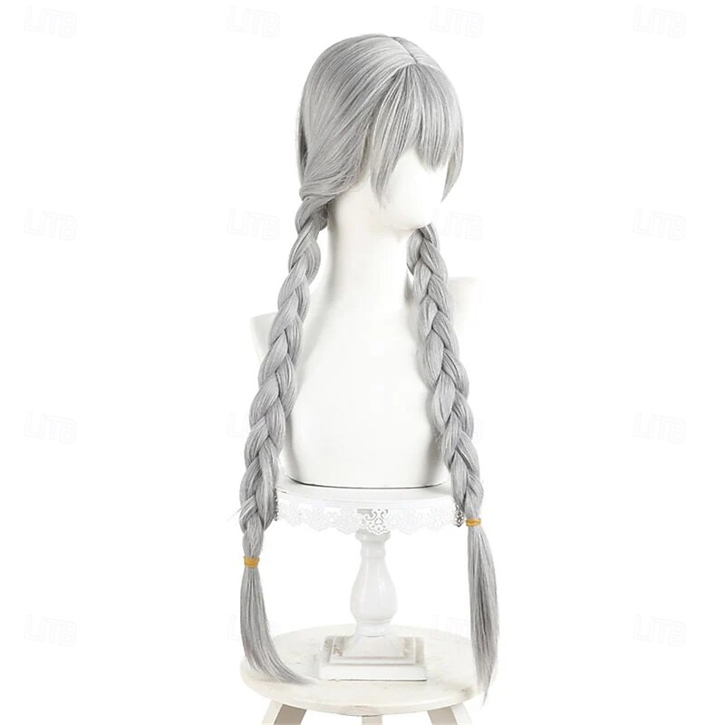 Judy Hopps Double Braids Cosplay Wig from Zootopia 2 – Synthetic Hairpiece for Costume & Party, Perfect for Halloween