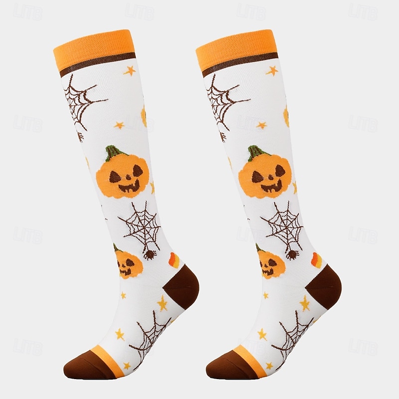 Halloween Novelty Ankle Socks, Funny Unisex Sports Leg Socks, Holiday-Themed Compression Socks for Men and Women4