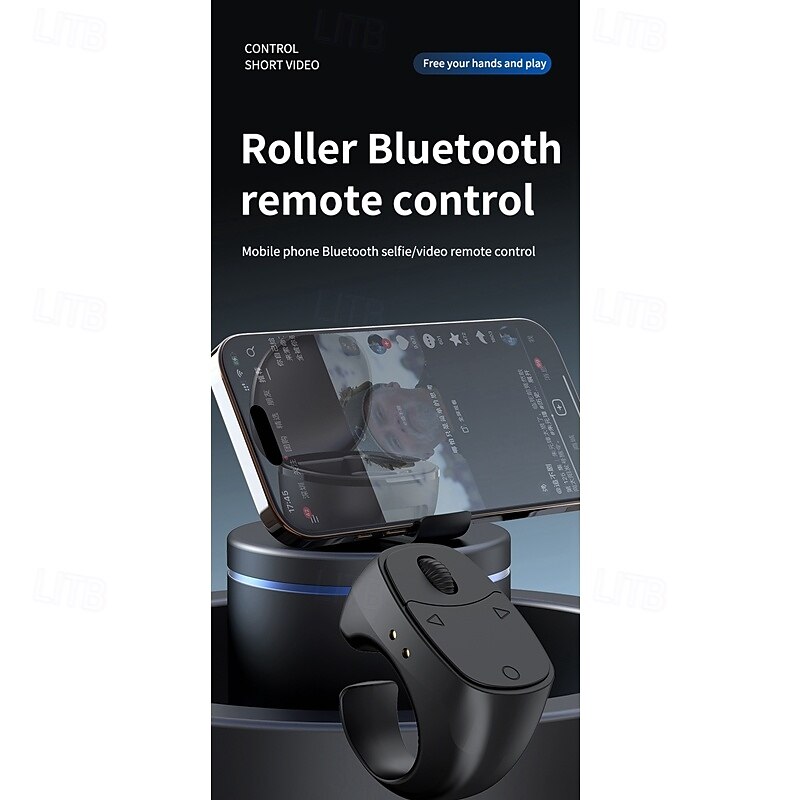 Wireless Mobile Phone Selfie Remote Control Ring Wireless Remote Controller4