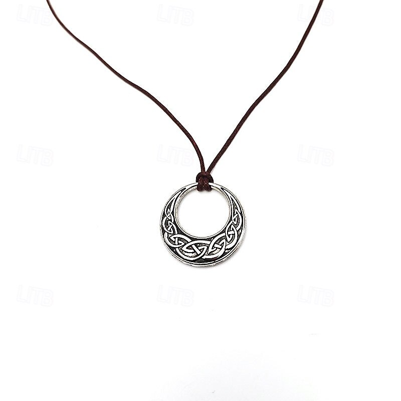 Retro Vintage Medieval Renaissance Necklace Pendant Viking Celtic Knight Fancy Dress Unisex Celtic Halloween Carnival Party Casual LARP Adults Necklace All Seasons4