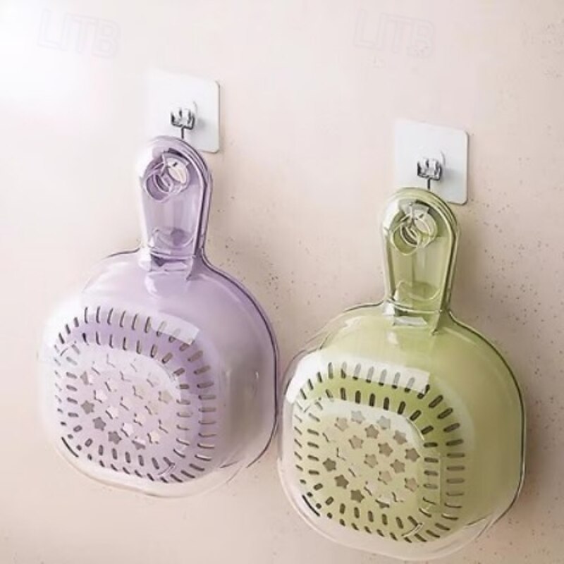 3pcs Kitchen Dual-Layer Draining Basket with Handle – Food-Grade Thickened Strainer for Washing Fruits and Vegetables, Multi-Functional Kitchen Basket2