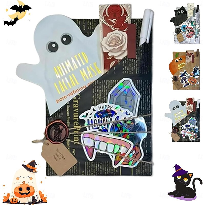 Halloween Witch Blind Date with a Book Mystery Book Gift Set Halloween Decorations Blind Date Book Box for Halloween Enthusiasts Book Lovers2