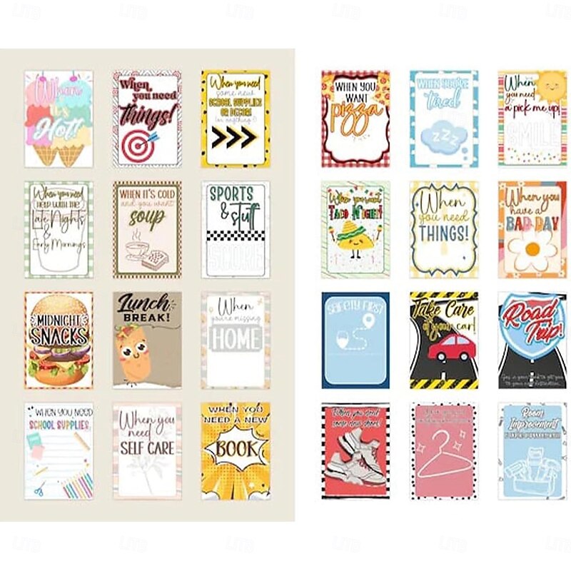 Christmas College Survival Gift Card Book, 33-Page 31 Gift Card Spiral Bound Memory Book for Students, Graduation or Holiday Gift (Gift Cards Not Included)3