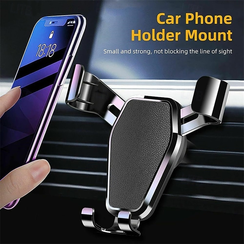 Car Phone Holder Anti-shake Gravity Car Holder For Car Air Vents