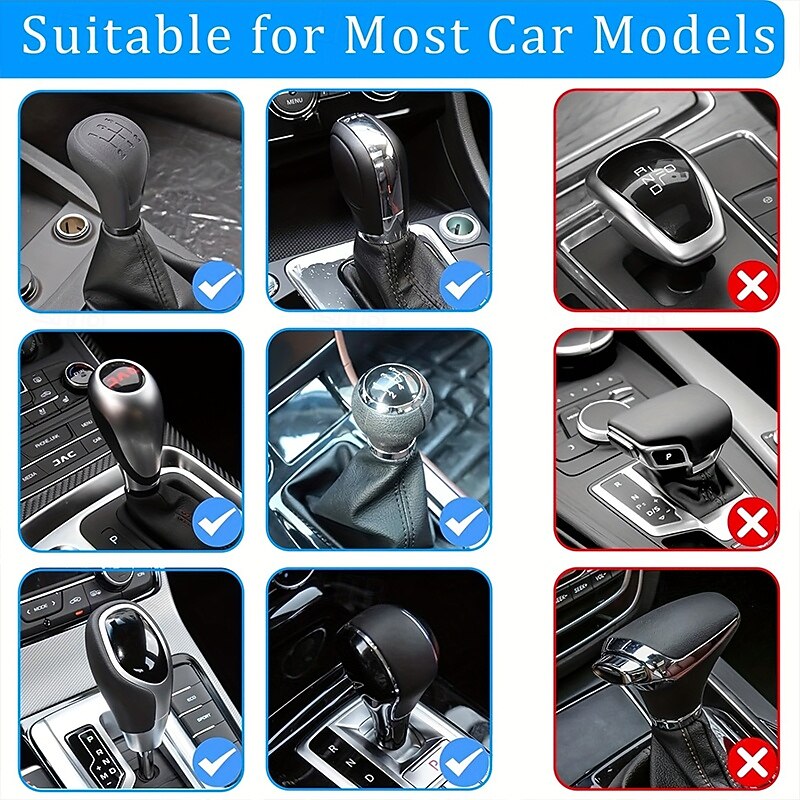 1pc Festive Christmas Santa Claus Hoodie Car Gear Shift Knob Cover Polyester Fiber Dustproof Gaiter Unique Stylish Auto Interior Accessory Universal Fit for Various Vehicles3