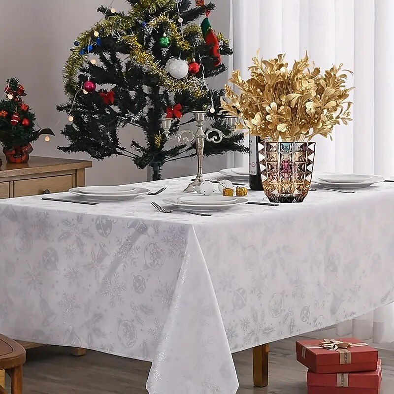 4pcs Gold Artificial Plants – Faux Floral Decorations for Christmas, Thanksgiving, and Winter Holidays – Indoor/Outdoor Use, Feather-Free Plastic Material, DIY Crafts, Centerpieces3