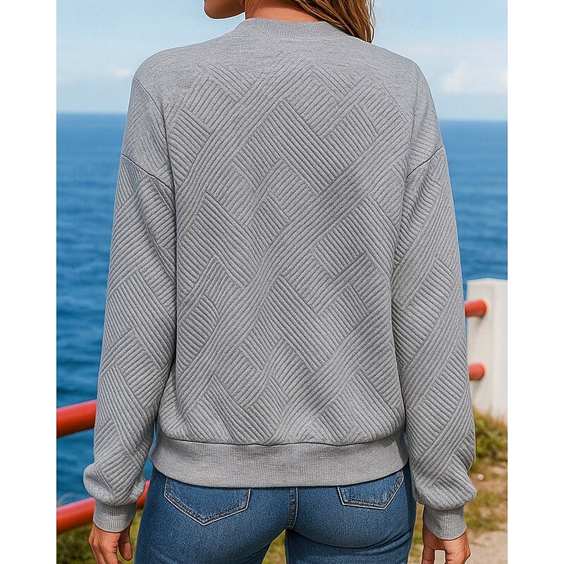 Women's Outdoor Recreation Coatv Full Zip Jacket Long Sleeve Top Athleisure Fall Solid Colored Fashion Outdoor Travel Sportswear Activewear Black White Green2