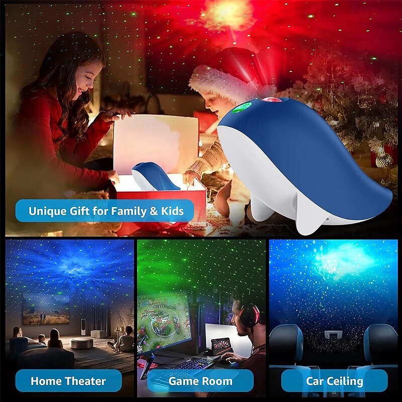 Star Projector Bedroom Bedside Lamps Night Light for Kids Ceiling Starry Sky Projection Lamp Bedroom Decor lLd Lights for RoomGalaxy Projector Cool Gifts for Teen Girls2
