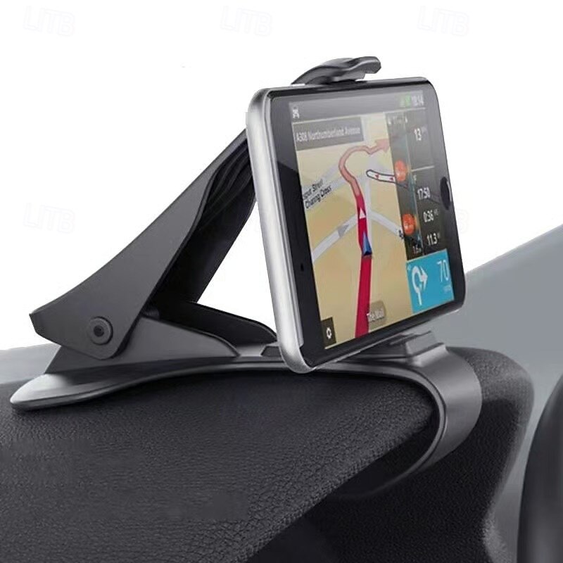 Universal Car Phone Clip Holder Magnetic Dashboard Mount 360 Degree Rotatable Adjustable Vehicle Cell Phone Stand Compatible With All Smartphones And Tablets