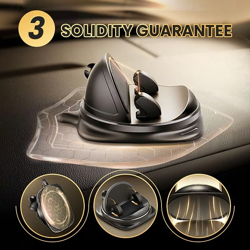 Stable Phone Mount For Car Dashboard Suction Cup Holder 360 Degree Rotatable Adjustable Vehicle Smartphone Stand Secure Navigation Support Bracket For All Cars2