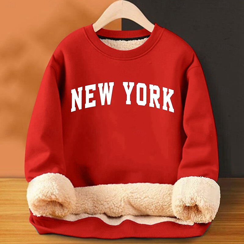 Men's Fleece Sweatshirt Black Yellow Red Orange Light Grey Crew Neck Plain Letter Graphic Prints Print Casual Daily Going out Polyester Streetwear Casual Fall Winter Clothing Apparel Hoodies