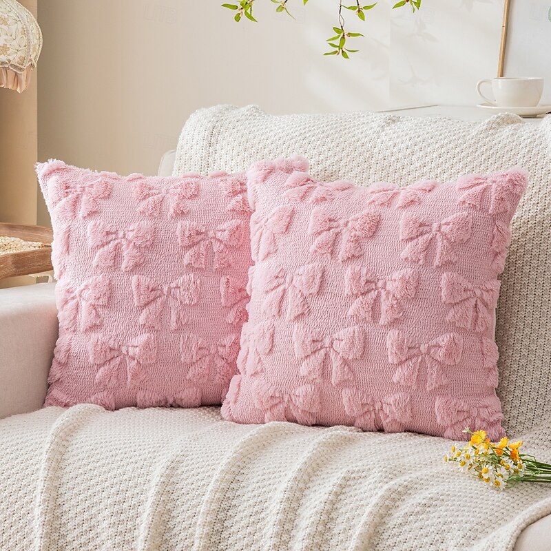1 pcs Polyester Pillow Cover, Solid Colored Casual Square Zipper Traditional Classic