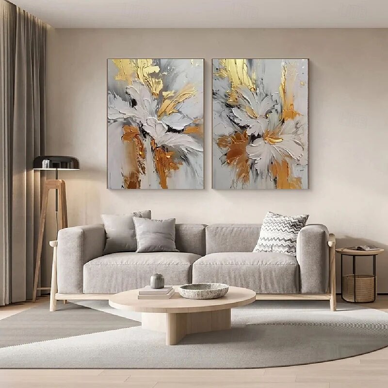 Handmade 3D Oil Painting Rich Texture Brushstrokes Vivid Color Palette Modern Home Decor Living Room Wall Art Artistic Craftsmanship Unique Design Luxury Home Accent Statement Piece High Quality Mater2