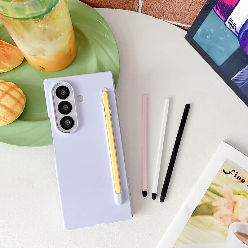 Phone Case For Samsung Galaxy Z Fold 7 Z Fold 6 Z Fold 5 Z Fold 4 Back Cover Shockproof Retro Silicone4