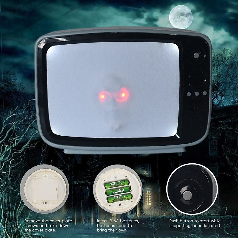 Halloween TV LED Light Pops Decoration Trick or Treat Home Party Ornament4