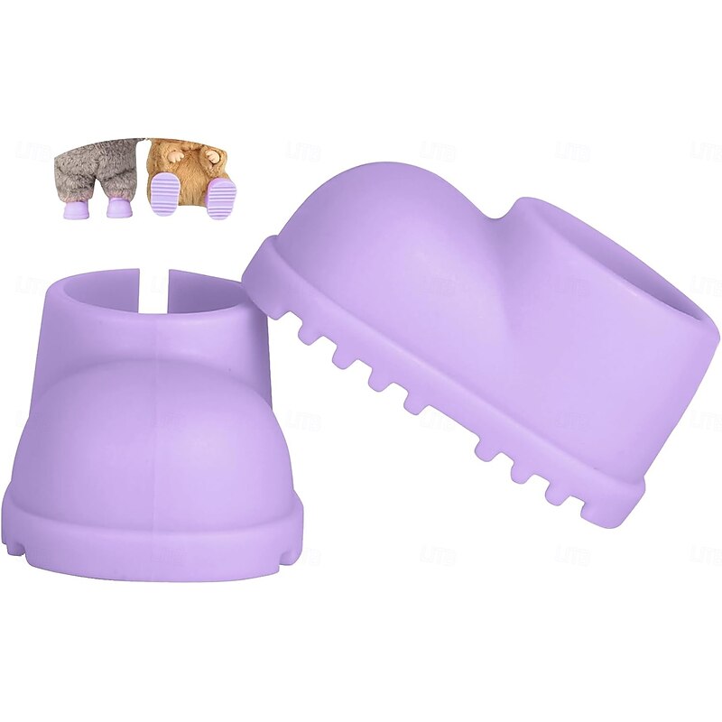 10 Pair Doll Shoes for 17cm Doll Cute Mini Shoes Accessories for 17cm Dolls Sitting Standing Series Silicone Doll Rain Shoes Boots(No Doll)2