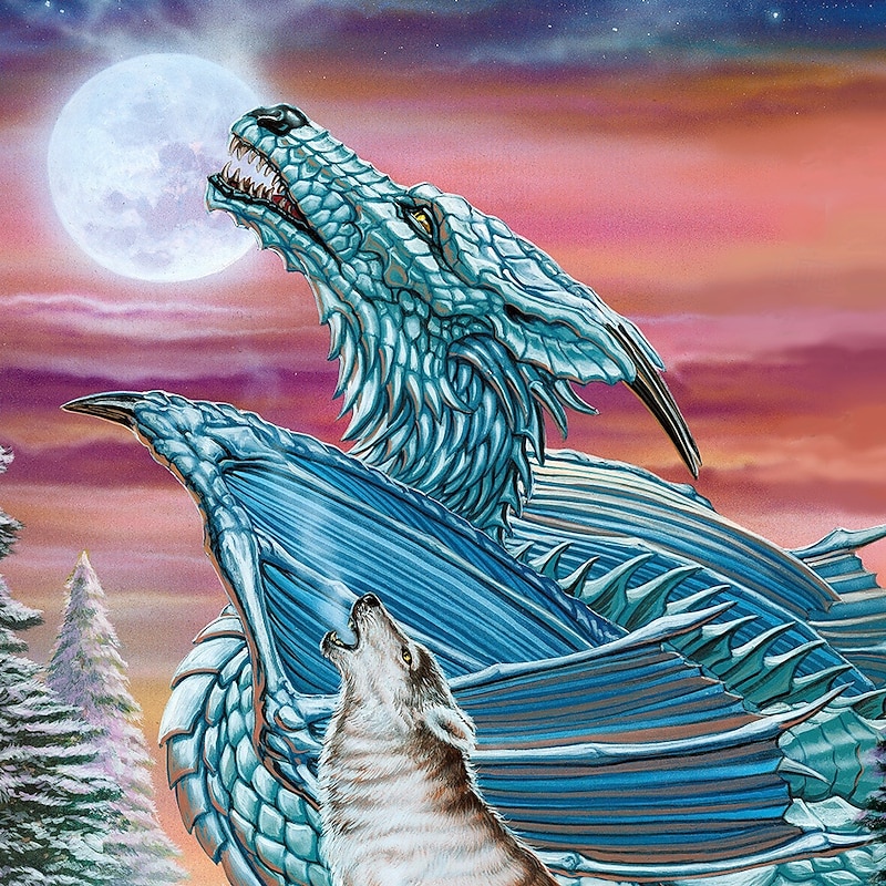 Ed Beard Halloween Men's Dragon 3D T Shirt Short Sleeve T shirt 3D Print Crew Neck Shirt Gothic Horror Party Street Casual Red Summer Spring All Seasons Clothing Apparel2