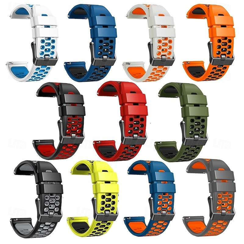 Smart Watch Band Compatible with Garmin Samsung Huawei Amazfit Polar Xiaomi Ticwatch Watch 3 Pro, Watch 2 Classic, Watch GT 3 Pro / 2 Pro / 2e / Runner / Active / 42mm / 46mm, Honor Magnic 2 GS 3i