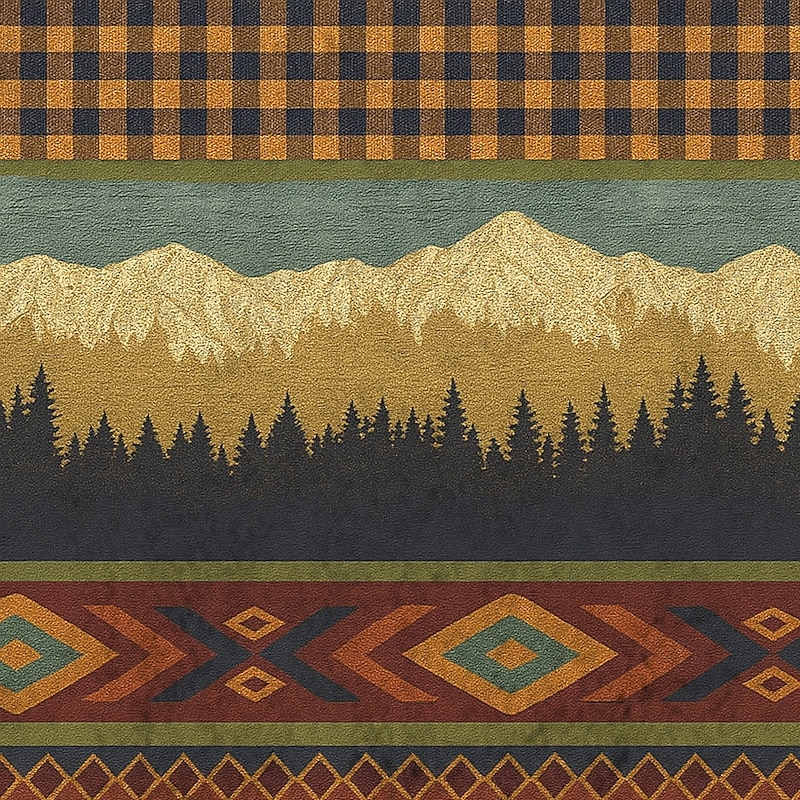 Men's Geometric Cowboy Hoodie Sweatshirt Fashion Daily Long Sleeve Hooded Outdoor Streetwear Light Brown Blue Drawstring Color Block Fall Winter Designer2