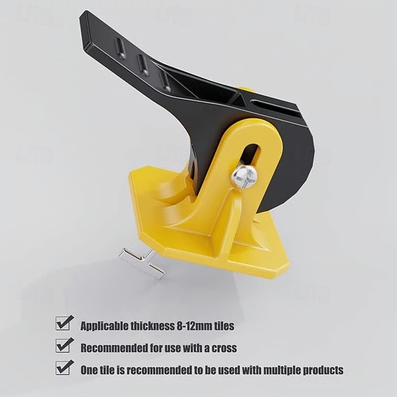 50pcs Tile Leveling System Pro Tools Adjustable Tile Spacer Locator Floor Tile Alignment Clips Kit For Masonry Tiling Wall Flooring Professional Installation Accessories3