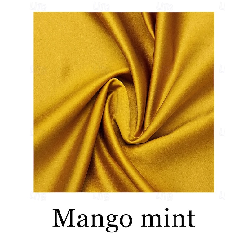 A-Line Evening Gown Elegant Dress Wedding Guest Floor Length Short Sleeve V Neck Pocket Satin with Rhinestone4