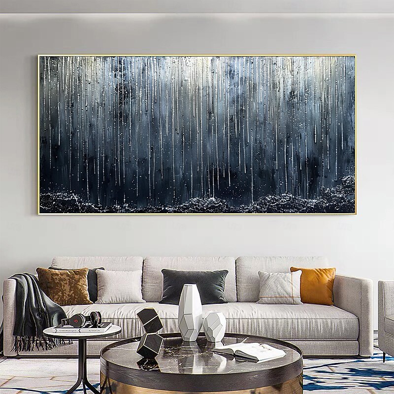 Handmade Original Minimalism Art Oil Painting On Canvas Abstract Wall Art for Home Decor With Stretched Frame Without Inner Frame Painting4