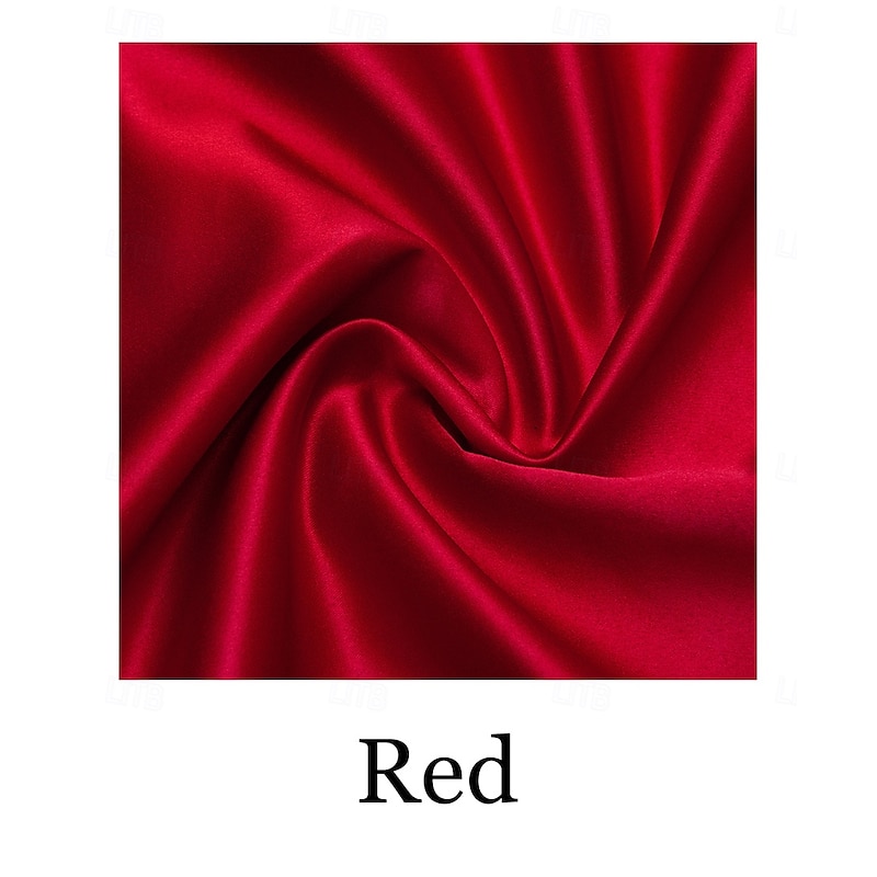 Black Tie Mermaid / Trumpet Evening Gown Elegant Dress Formal Wedding Floor Length Half Sleeve Lapel Belt / Sash Stretch Satin with Pleats3