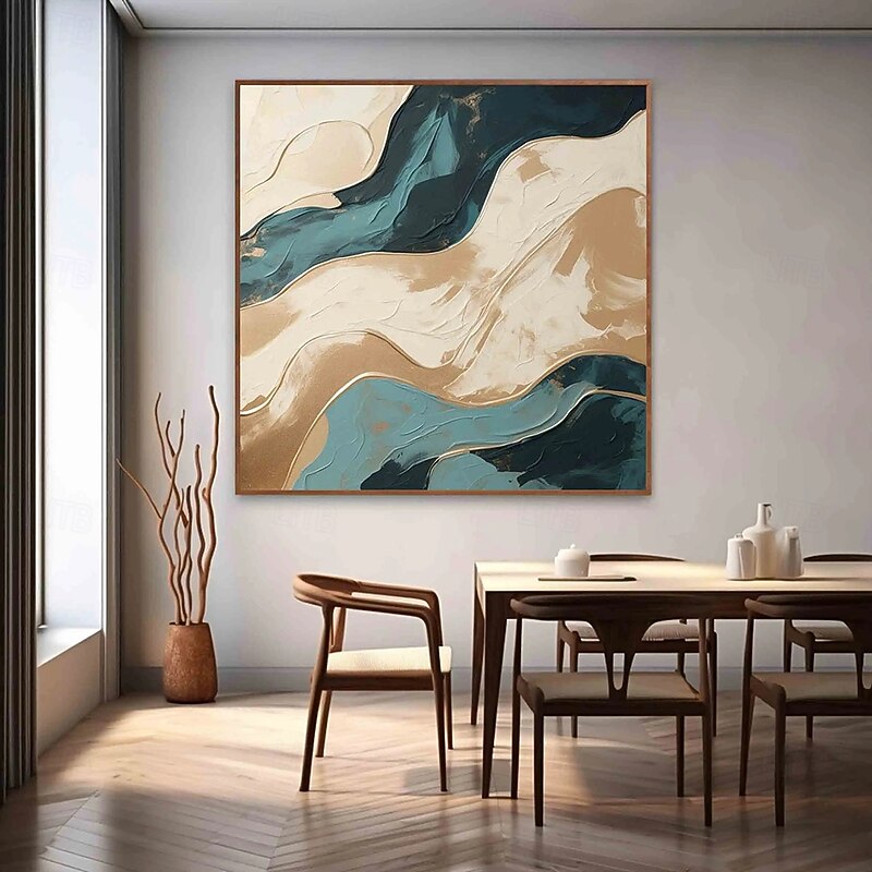 Handmade Oil Painting Canvas Wall Art Decoration Abstract Modern for Home Dining Room Decor Rolled Frameless Unstretched Painting2