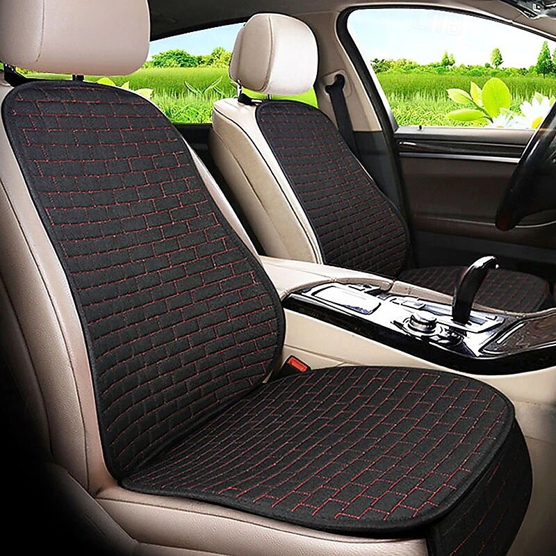 2 Sets Universal car seat cushion auto seat rear backrest protect cushion seat cushions styling protector pad car cover protect3