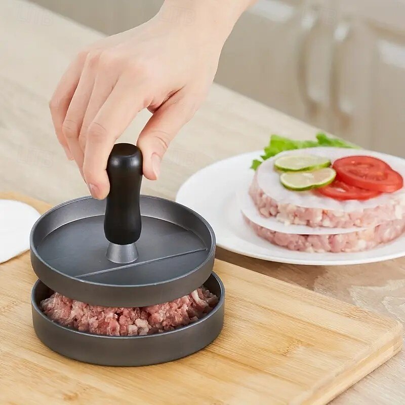 Non-Stick Burger Press Mold – Safe BPA-Free Patty Maker for Beef and Veggie Burgers, BBQ Kitchen Tool, Essential Apartment Kitchen Gadget2