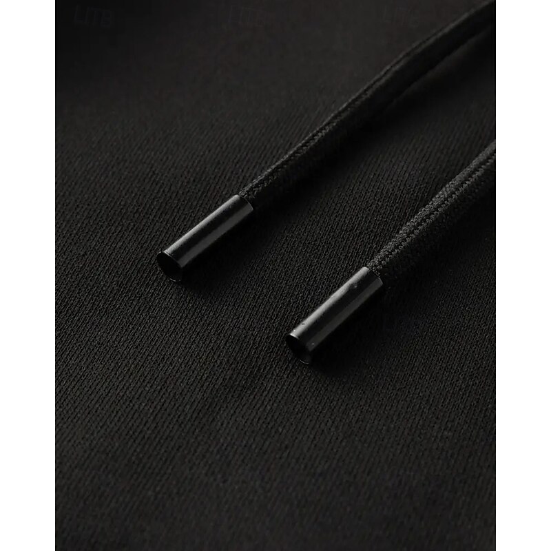 Men's Sweatpants Trousers Straight Leg Sweatpants Drawstring Pocket Elastic Waist Color Block Comfort Sports Outdoor Daily Fashion Casual Black Khaki Micro-elastic3