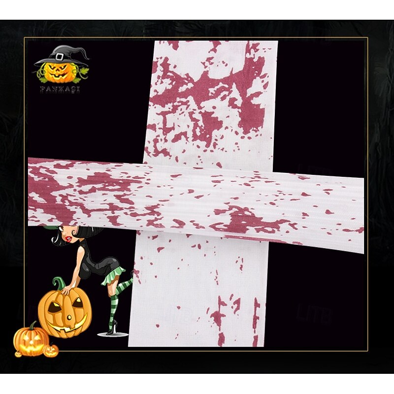 2 pairs Skeleton Skull Halloween Gloves Socks Thigh High Stockings Glow in the Dark Horror Scary Costume Adults' Women's Halloween Carnival Performance Party Easy Halloween Costumes Dress Up3