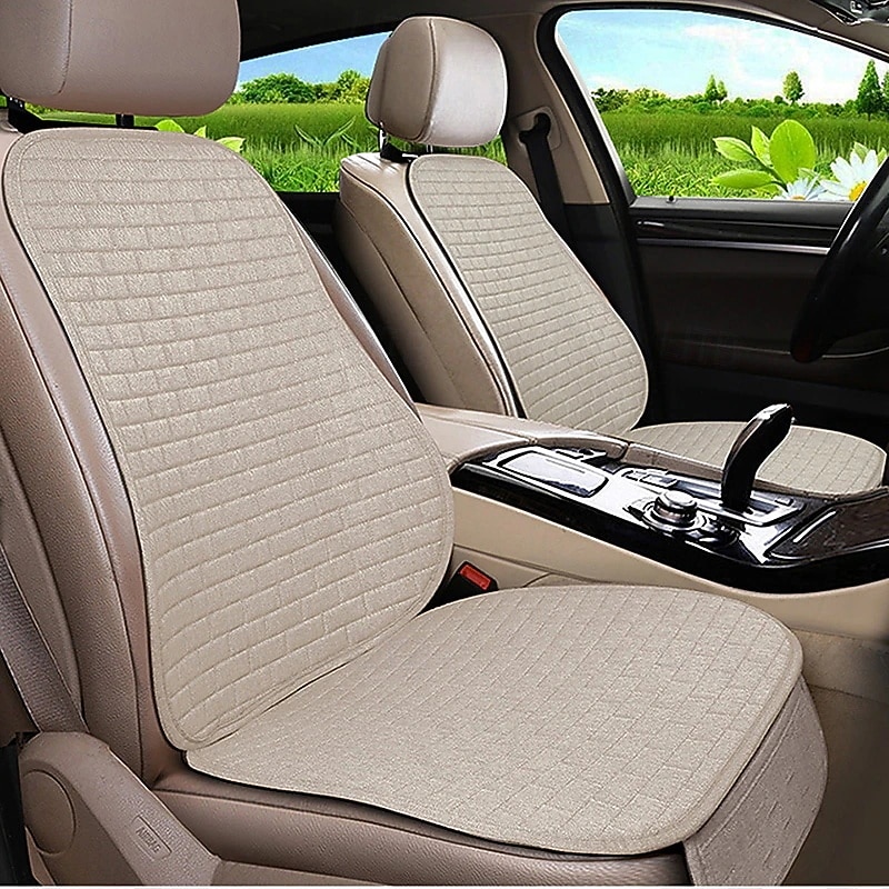 2 Sets Universal car seat cushion auto seat rear backrest protect cushion seat cushions styling protector pad car cover protect4
