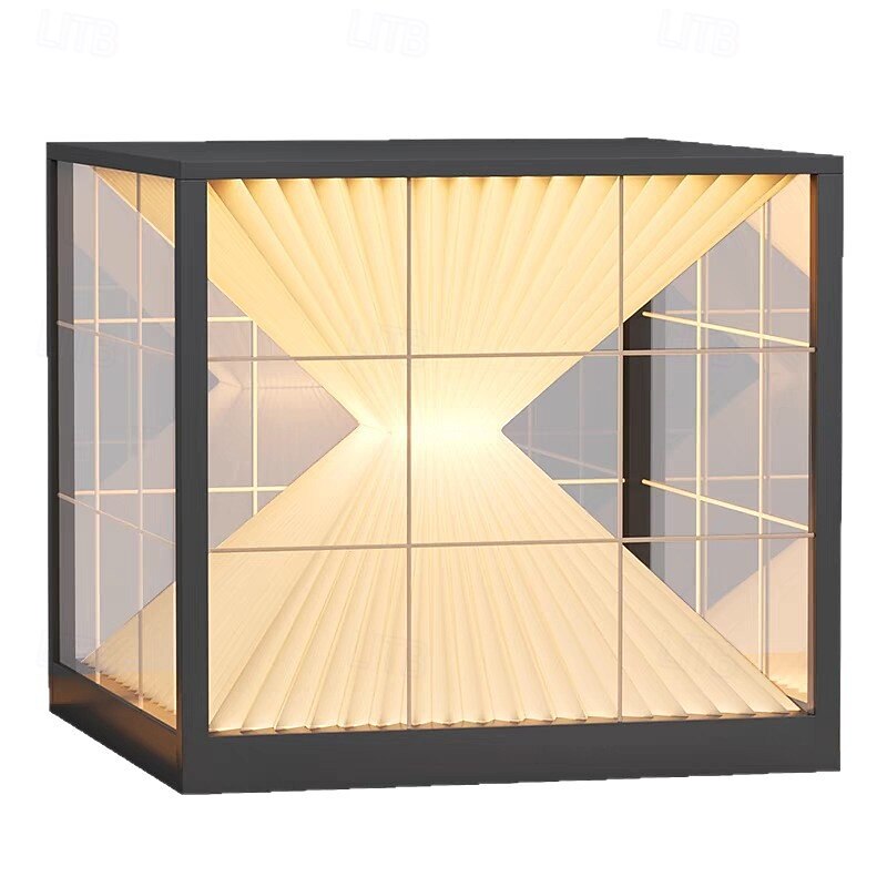 LED Outdoor Wall Light Warm White Square Outdoor Post Light Fixture Waterproof Courtyard Pillar Lamps for House Porch Patio Outside Deck Garage Yard Exterior Post Lantern Lamps4