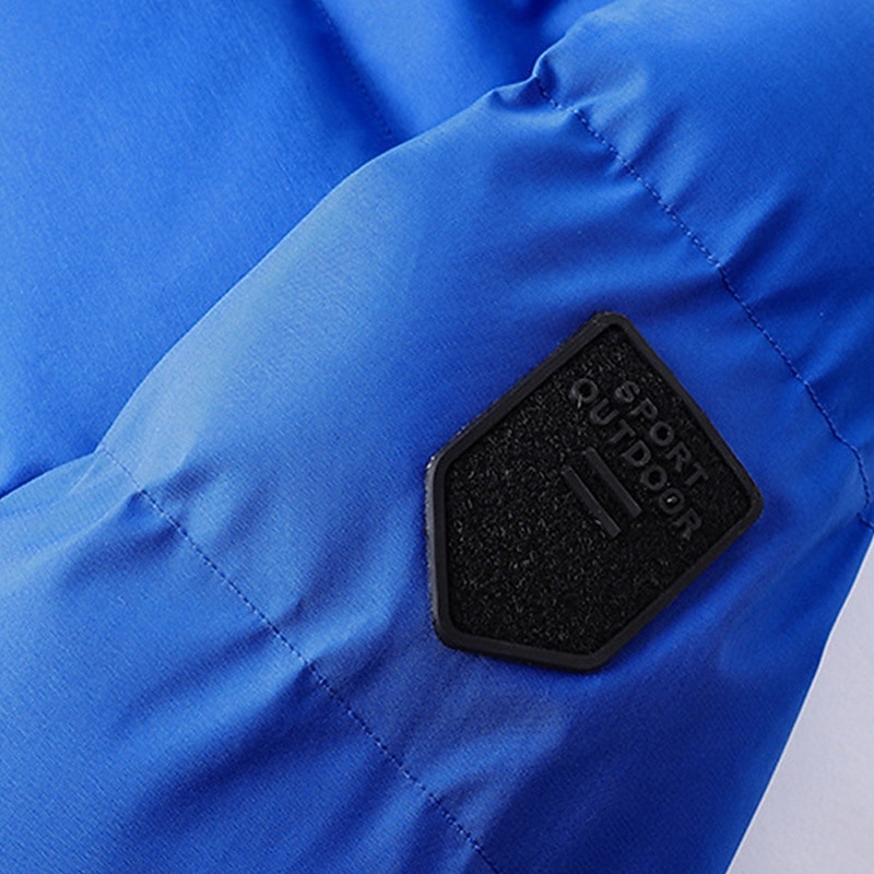 Men's Winter Coat Puffer Jacket Padded Jacket Pocket Cotton Vacation Daily Wear Date Regular Fashion Casual Comfortable Thermal Warm Winter Solid / Plain Color Black White Pink Royal Blue Puffer4