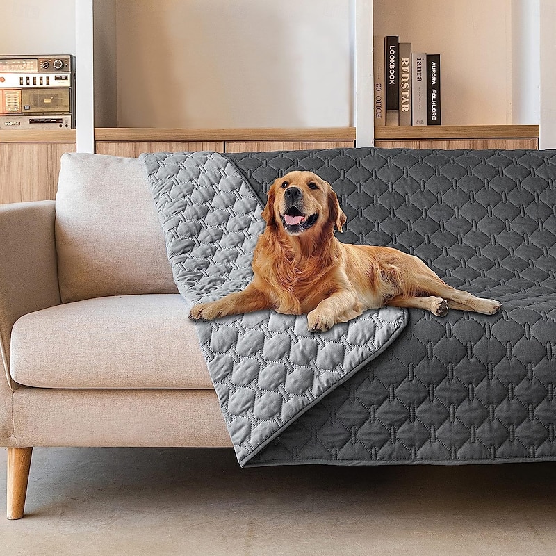 Double-Sided Waterproof Pet Sofa Mat, Scratch-Resistant and Hair-Repellent Furniture Protector, Couch & Bed Cover