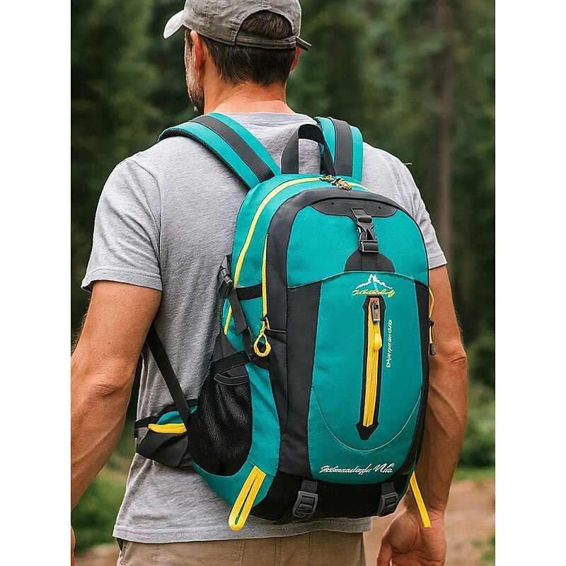 Men's 40L Waterproof Hiking Backpack with Reflective Strips – Lightweight Outdoor Daypack for Camping, Trekking and Travel Adventures2