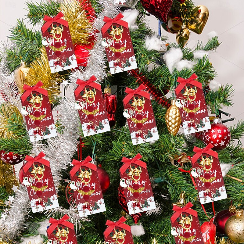 120pcs Christmas Star Guardian Angel Pendant Gift Set Christmas Tree Ornaments - Suitable for Birthday Party Favors, Christmas, Halloween, Wedding, Shower Party, Thanksgiving, New Year Party Gift3