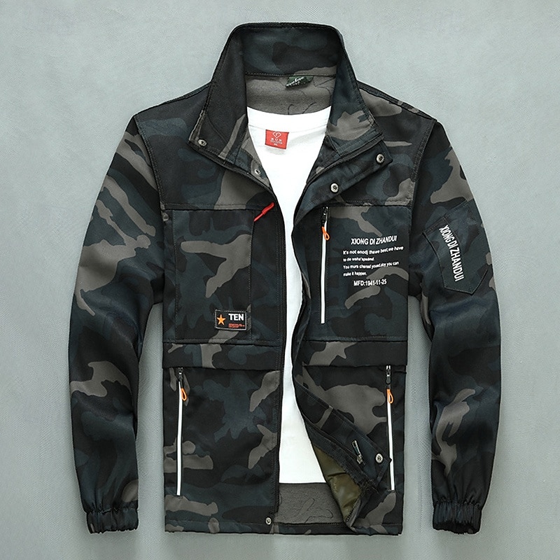 Men's Puffer Jacket Hiking Set Fleece Set Winter Outdoor Waterproof Windproof Top Black Green2