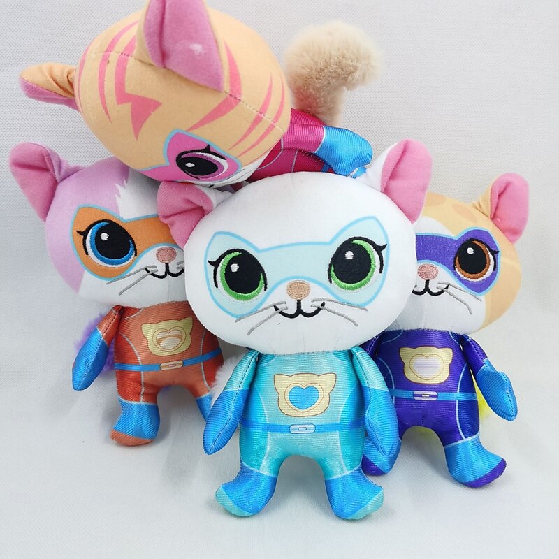 7 Inch Superkitties Plush Stuffed Figure Pillow for Room Decor for Movie Fans3