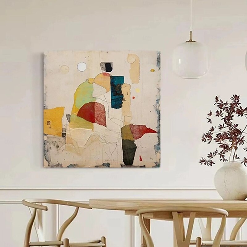 Abstract Art Original Wall Art Boho Wall Fashion painting Decor Rainbow Oil Painting Original Painting Neon Wall Art2