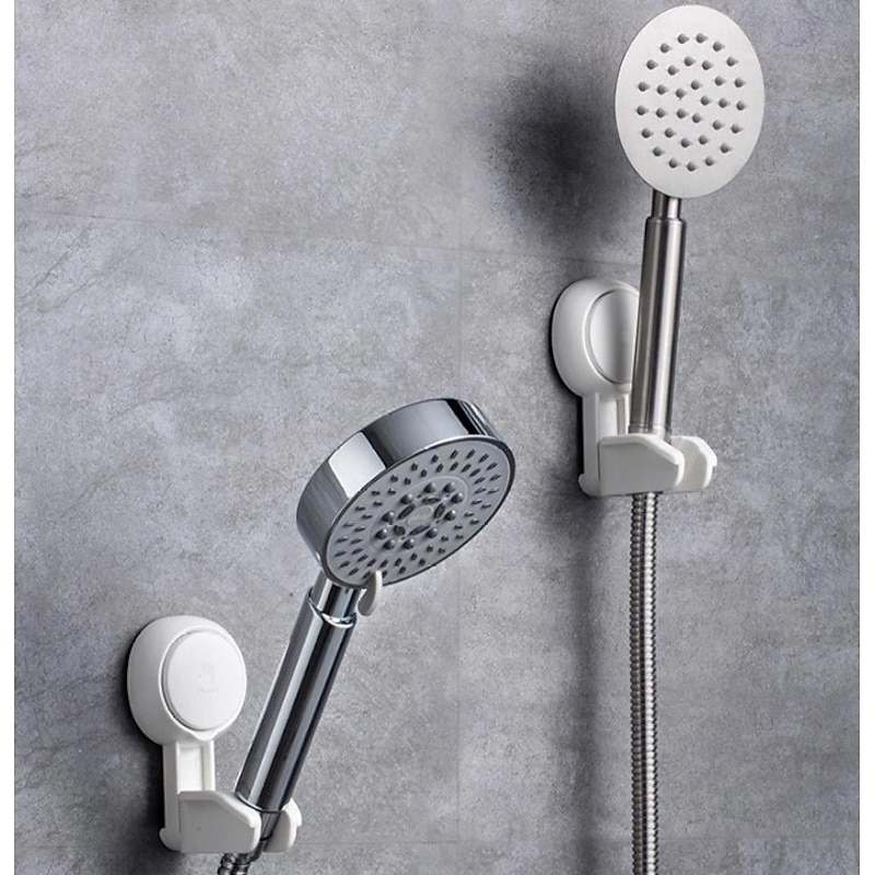 TAILI Wall Mounted Adjustable Suction Cup Shower Head Holder No Drill Installation for Smooth Surfaces Durable Shower Bracket for Handheld Showerheads2