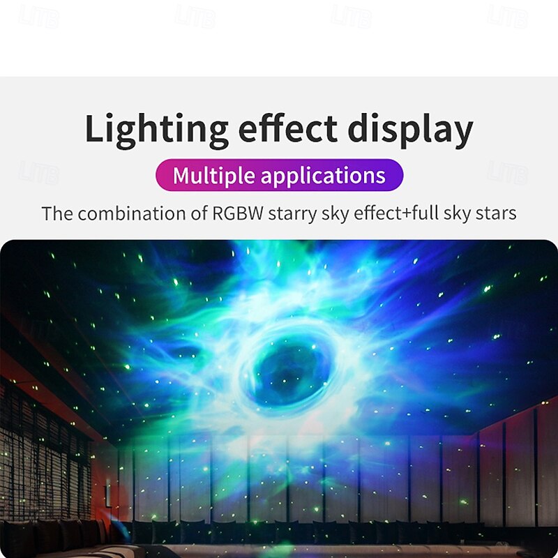 Astronaut Galaxy Projector Star Projector Rocket Night Light for Kids Room 360 Adjustable Magnetic Head with Remote APP Button Control Idea for Gift3