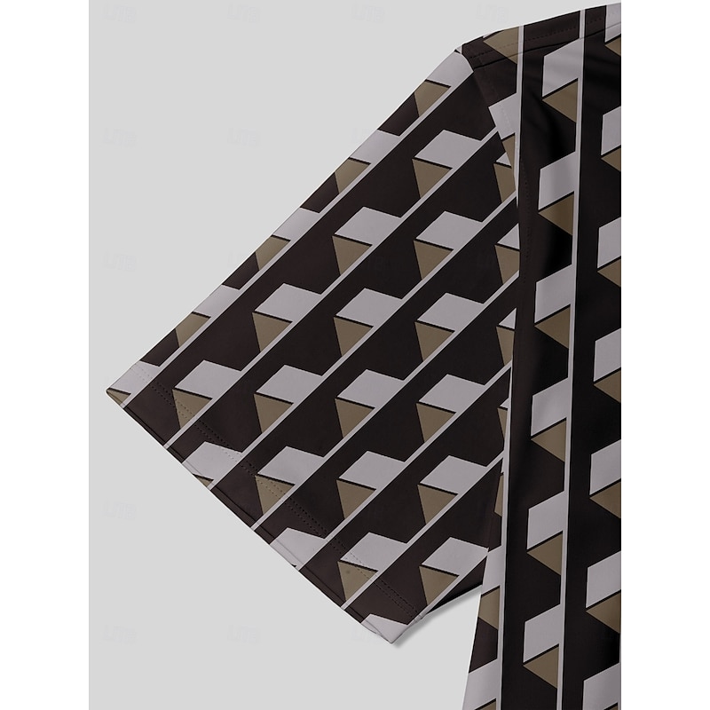 Men's Golf Polo Shirt Black Short Sleeve Top Golf Attire Clothes Outfits Wear Apparel4