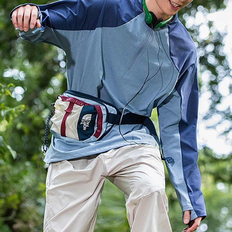 Men's Hiking Shirt Quarter Zip Shirt UV Protection Shirt Long Sleeve Top Outdoor UV Sun Protection Quick Dry Polyester Patchwork White Blue Grey Tennis Camping / Hiking / Caving Running4