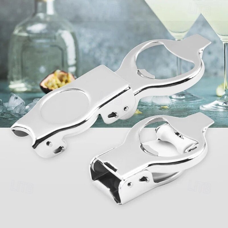 Multifunctional Bottle Opener Stainless Steel Folding Bar Tool Portable Outdoor Camping Accessory Convenient Stylish Multi Tool For Bartender Wine Beer Cap Opening3