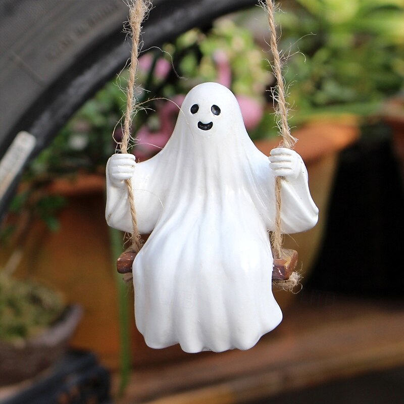 1 PCS Adorable Swing Car Charm Rearview Mirror Hanging Ornament for Halloween & Christmas Decor Perfect Gift Idea4